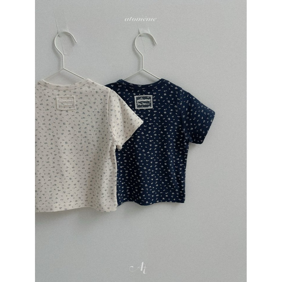 Atomeme 上衣 아토메메 플뢰르티셔츠-細節圖2