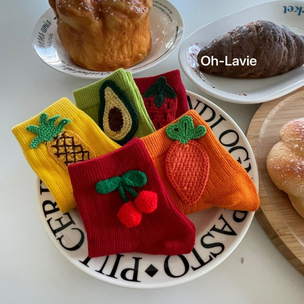 Ohlavie 襪子 오라비 과일양말-細節圖2