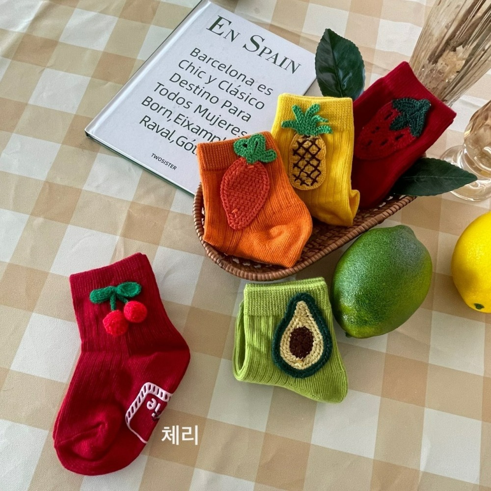 Ohlavie 襪子 오라비 과일양말-細節圖4