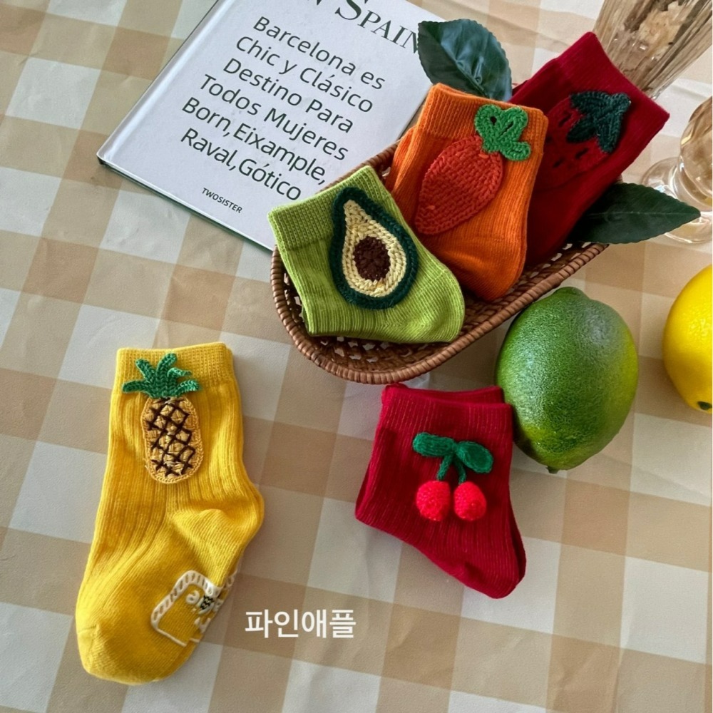 Ohlavie 襪子 오라비 과일양말-細節圖5