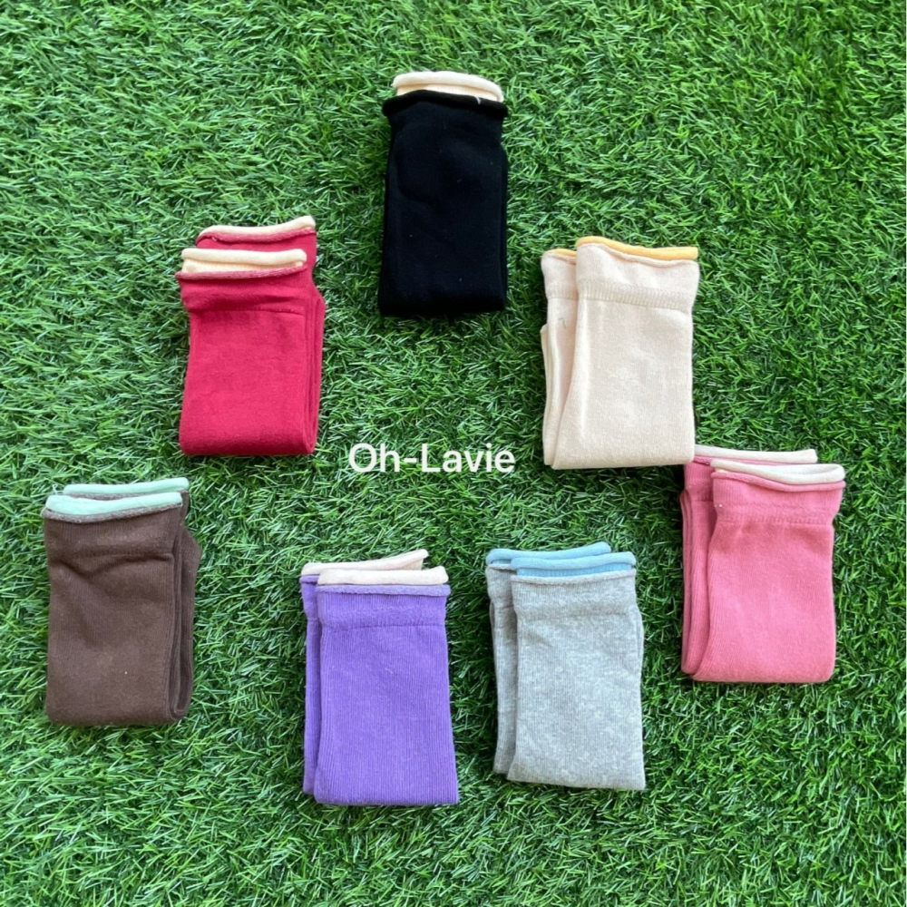 Ohlavie 襪子 오라비 돌돌이레이어드데일리삭스-細節圖3