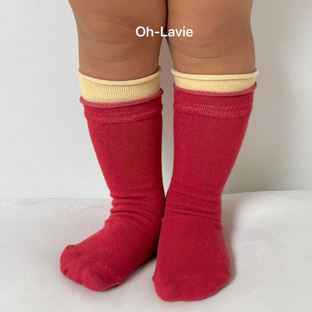 Ohlavie 襪子 오라비 돌돌이레이어드데일리삭스-細節圖9
