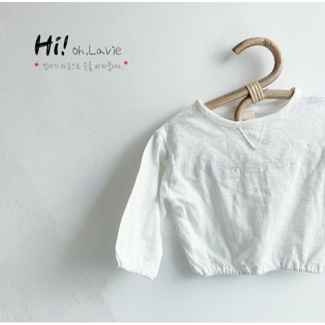 Ohlavie 上衣 오라비 밴딩기본슬라브티셔츠-細節圖2