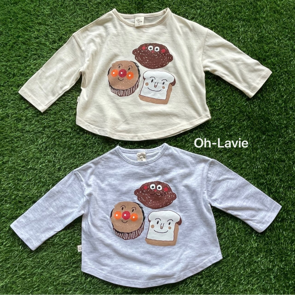 Ohlavie 上衣 오라비 호호베이커리시리즈티셔츠-細節圖2