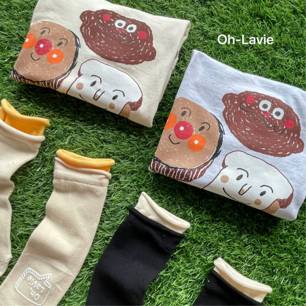 Ohlavie 上衣 오라비 호호베이커리시리즈티셔츠-細節圖6