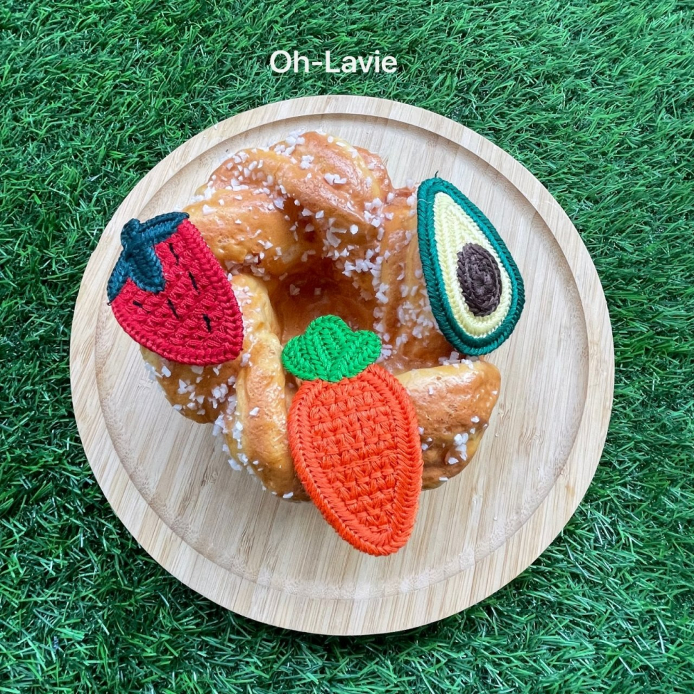Ohlavie 髮飾 오라비 과일 헤어핀 세트-細節圖3