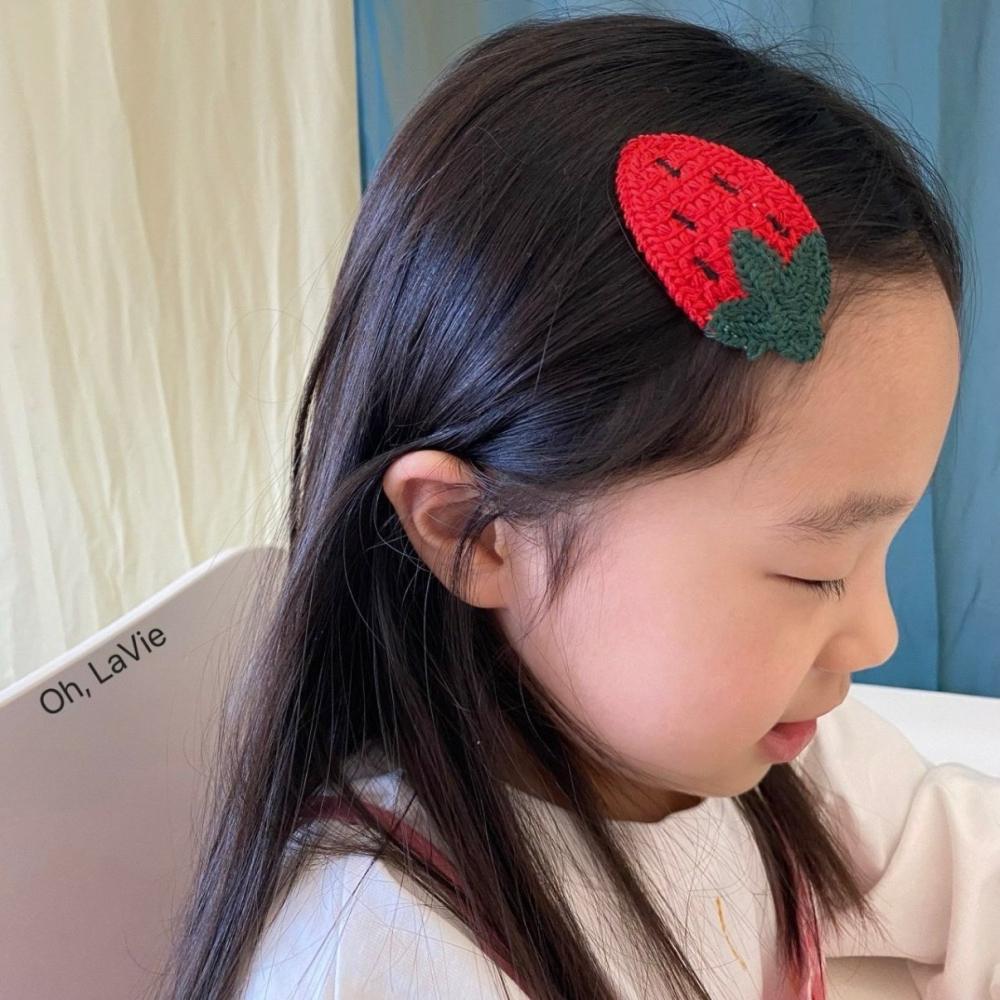 Ohlavie 髮飾 오라비 과일 헤어핀 세트-細節圖7