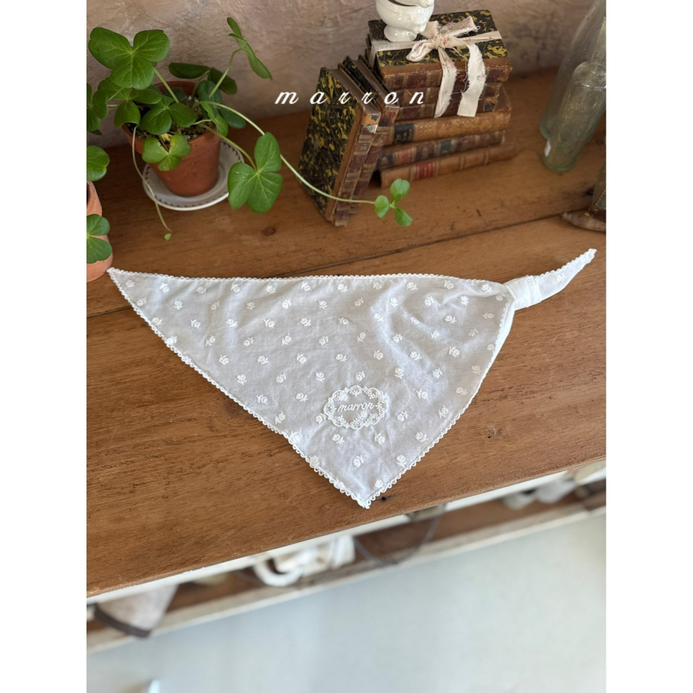 Marron 圍巾 마론 로즈스카프-細節圖5