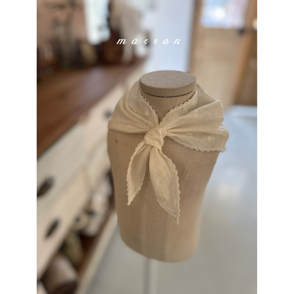 Marron 圍巾 마론 로즈스카프-細節圖9