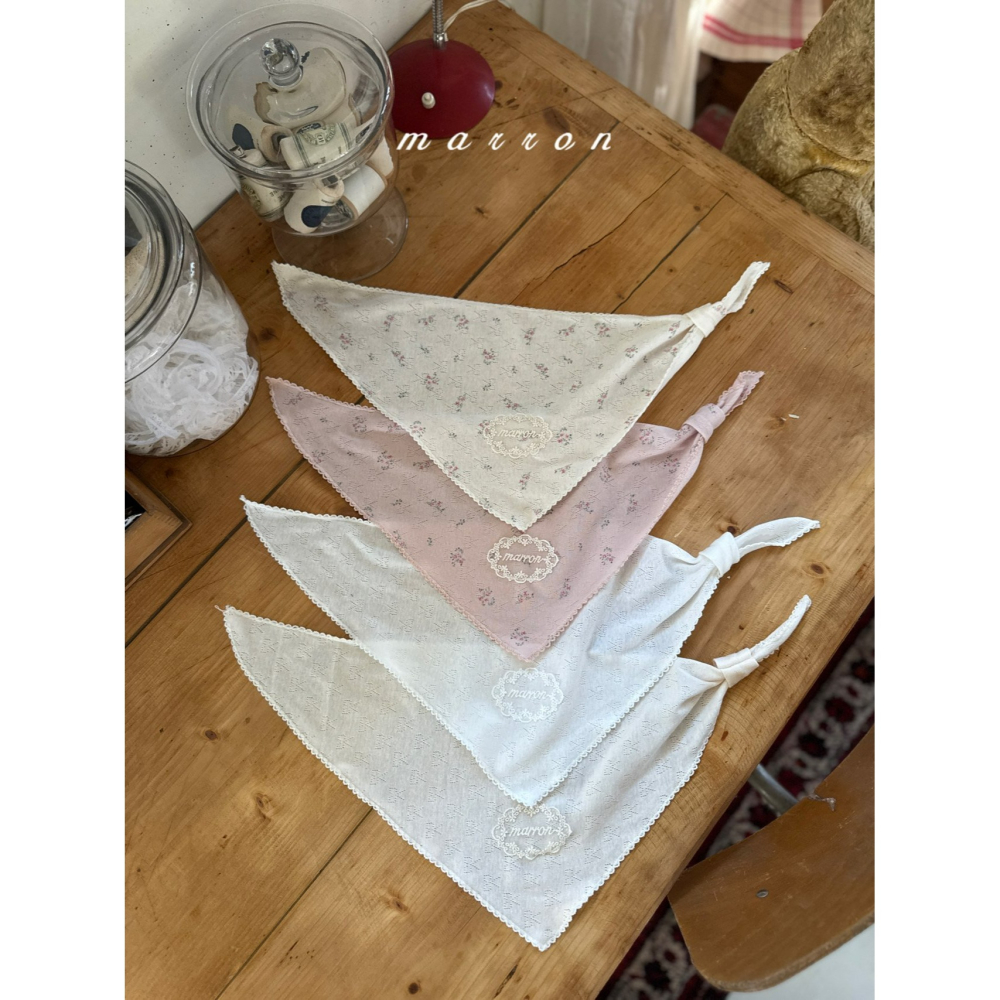 Marron 圍巾 마론 리본스카프-細節圖2