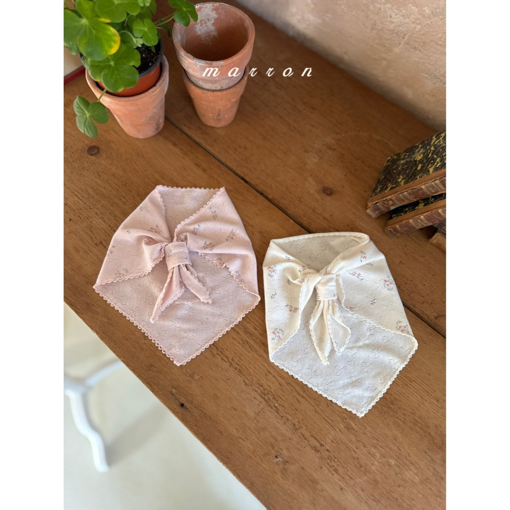 Marron 圍巾 마론 리본스카프-細節圖7