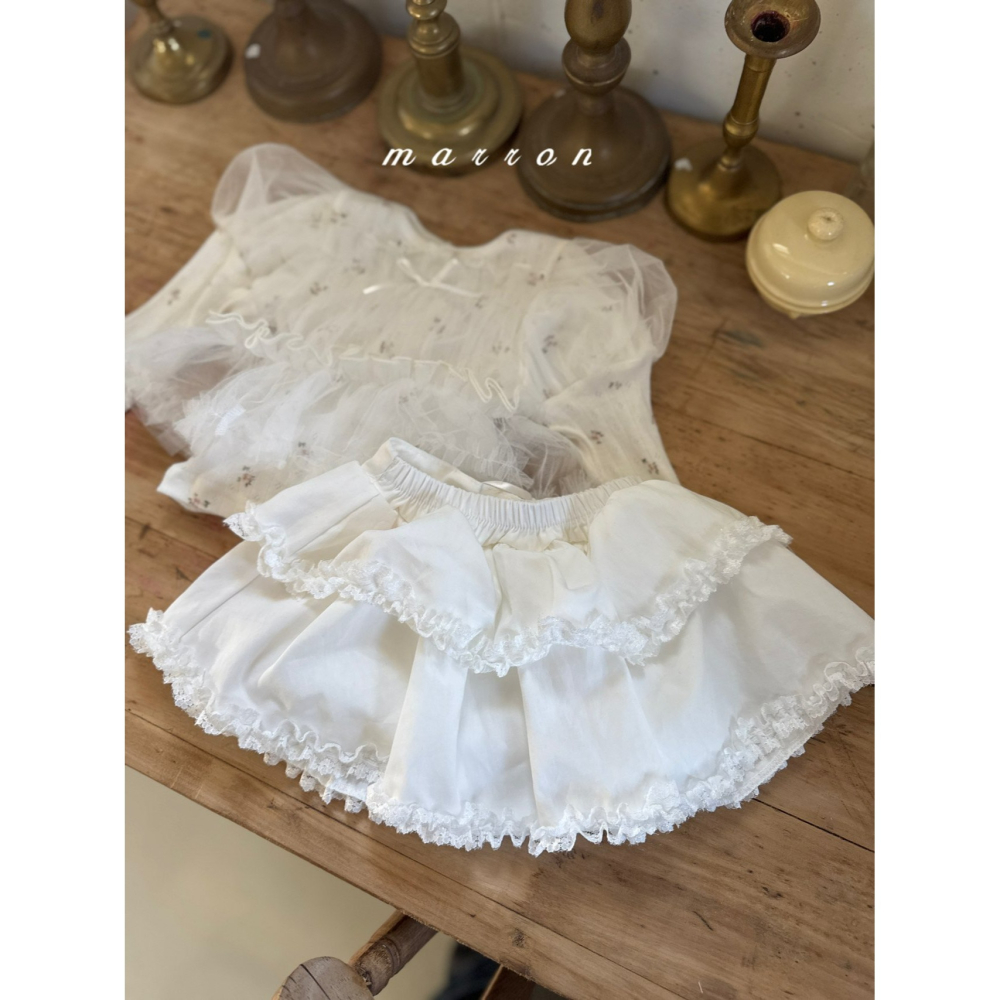 Marron 裙子 마론 비비안스커트-細節圖6