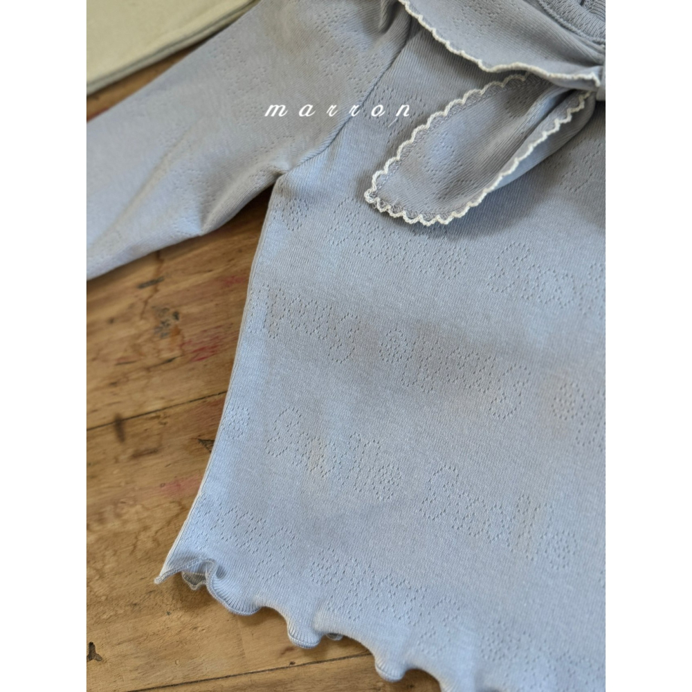 Marron 上衣 마론 스마일티셔츠-細節圖5