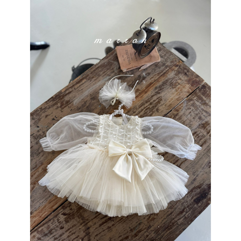 Marron 包屁衣 마론 스윗슈트-細節圖3