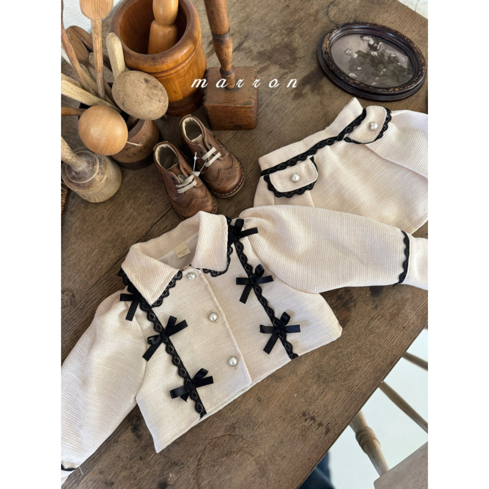 Marron 套裝 上衣&裙子 마론 아멜리아세트-細節圖9