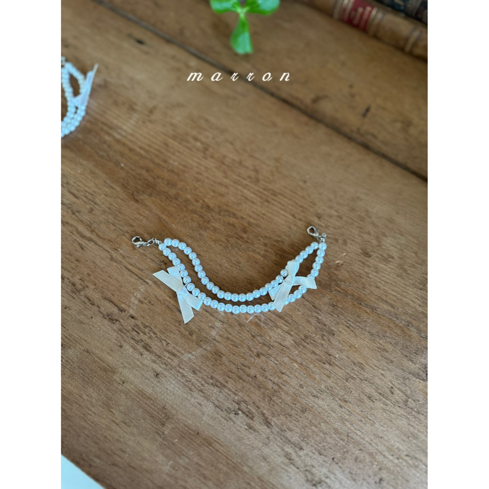 Marron  飾品 마론 진주고리-細節圖4