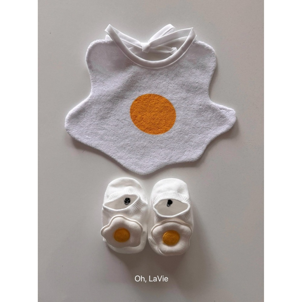 Ohlavie 圍兜 오라비 에그 턱받이-細節圖2