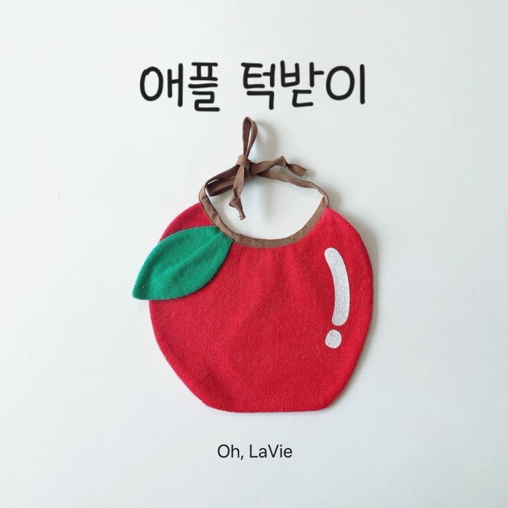 Ohlavie 圍兜 오라비 히어로 호호 / 애플 / 퍼피 턱받이-規格圖6