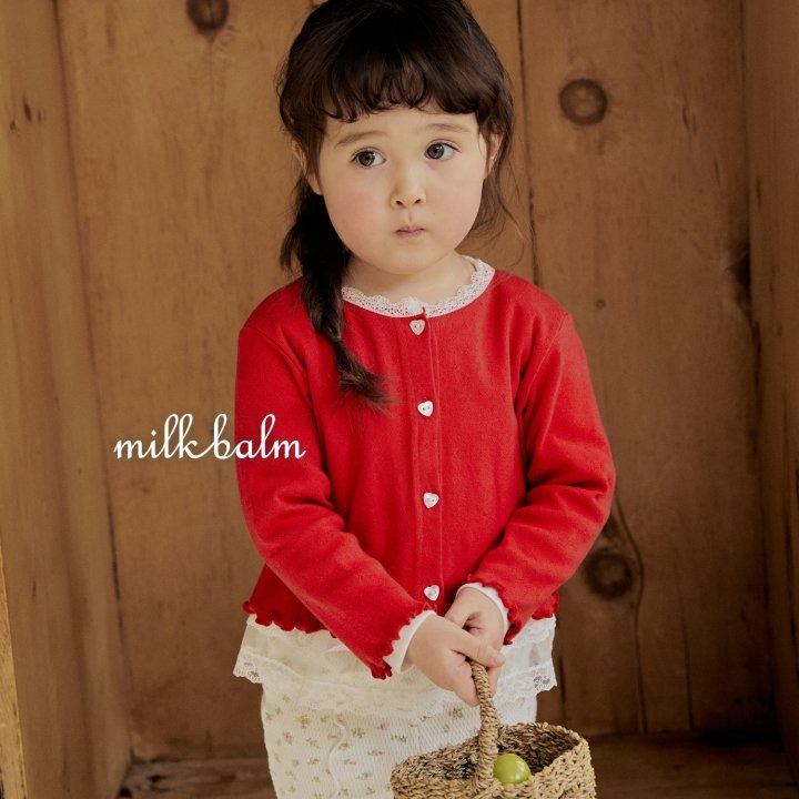 Milkbalm 上衣 밀크밤 레이스골지티-細節圖4