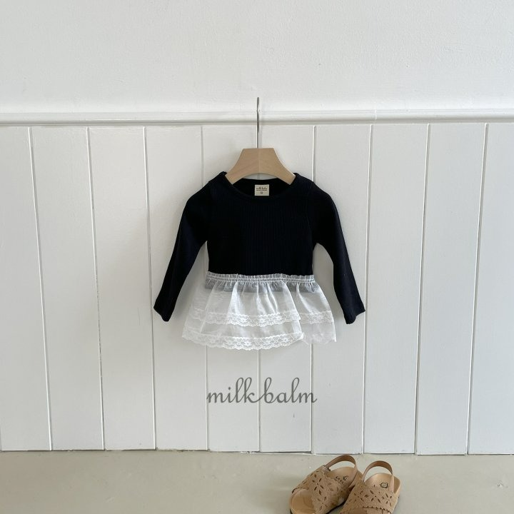 Milkbalm 上衣 밀크밤 레이스골지티-細節圖8