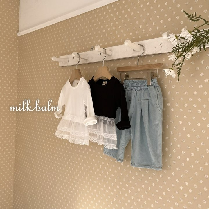 Milkbalm 上衣 밀크밤 레이스골지티-細節圖9