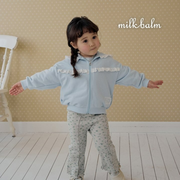 Milkbalm 外套 밀크밤 레이스후드집업-細節圖2