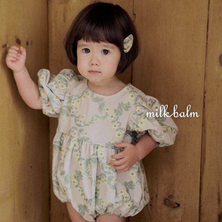 Milkbalm 包屁衣 밀크밤 로사자수슈트-細節圖8