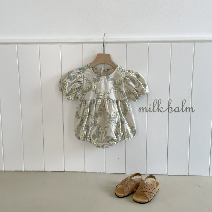 Milkbalm 包屁衣 밀크밤 로사자수슈트-細節圖10