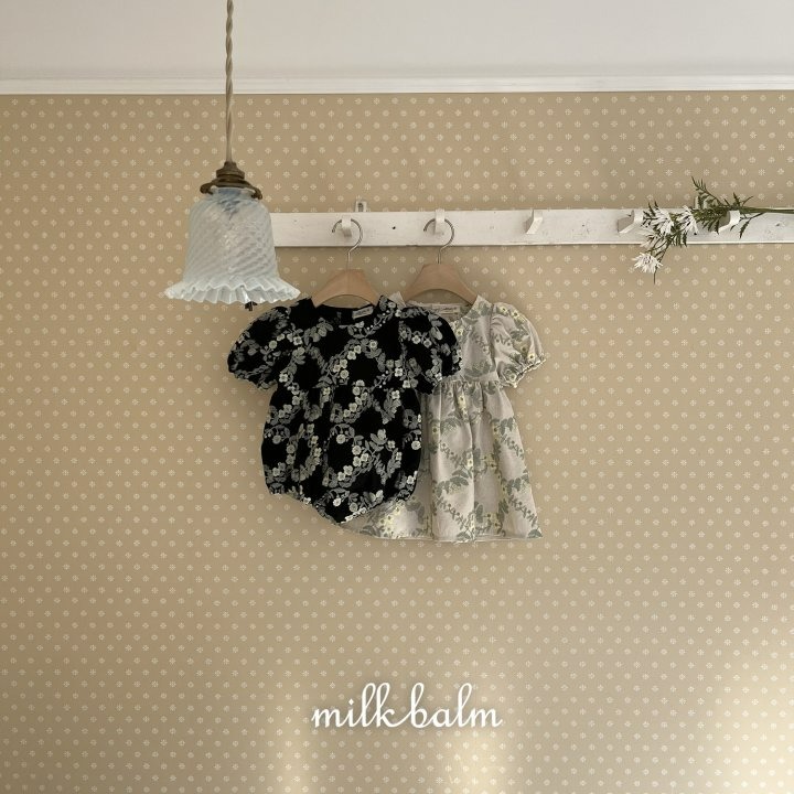 Milkbalm 包屁衣 밀크밤 로사자수슈트-細節圖11