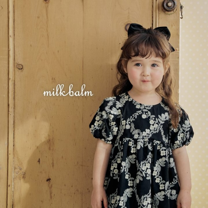 Milkbalm 洋裝 밀크밤 로사자수원피스-細節圖4