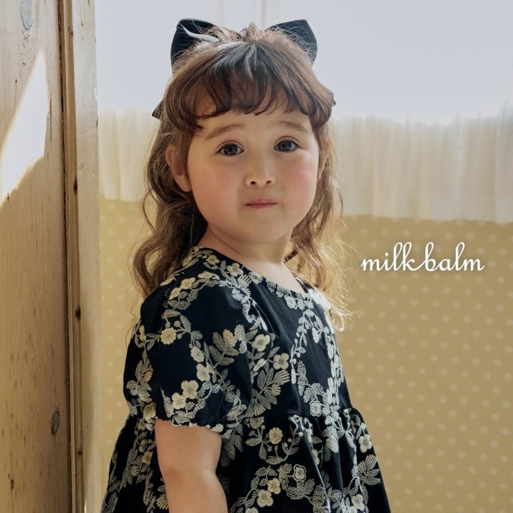 Milkbalm 洋裝 밀크밤 로사자수원피스-細節圖5