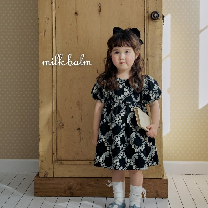 Milkbalm 洋裝 밀크밤 로사자수원피스-細節圖7