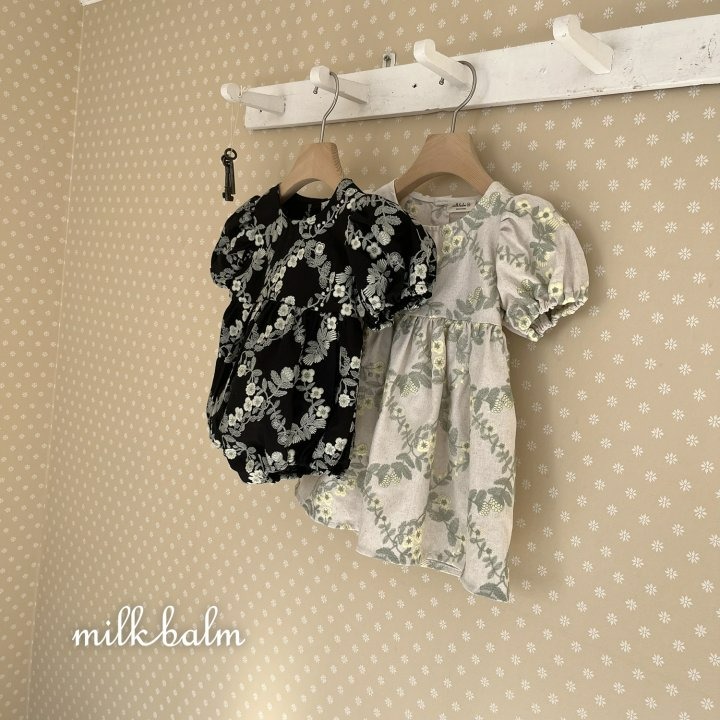 Milkbalm 洋裝 밀크밤 로사자수원피스-細節圖11