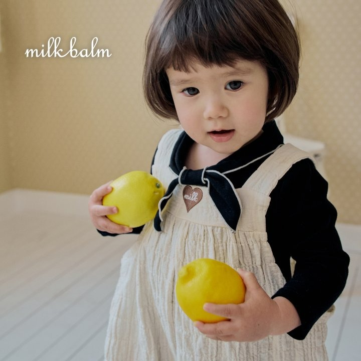 Milkbalm 上衣 밀크밤 세일러티-細節圖6