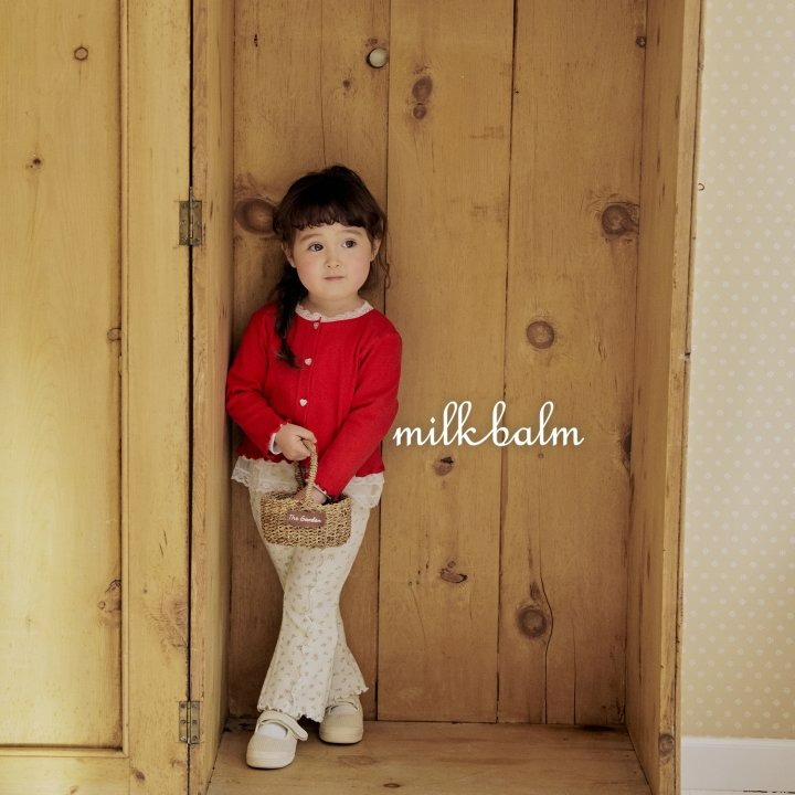 Milkbalm 套裝 開襟衫&上衣 밀크밤 아일렛가디건나시셋트-細節圖2