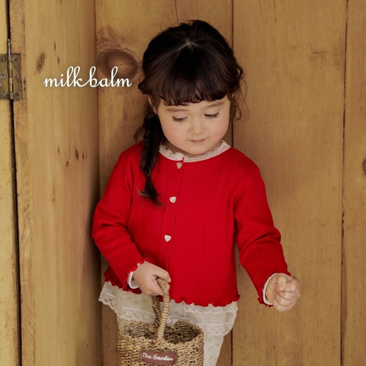 Milkbalm 套裝 開襟衫&上衣 밀크밤 아일렛가디건나시셋트-細節圖3