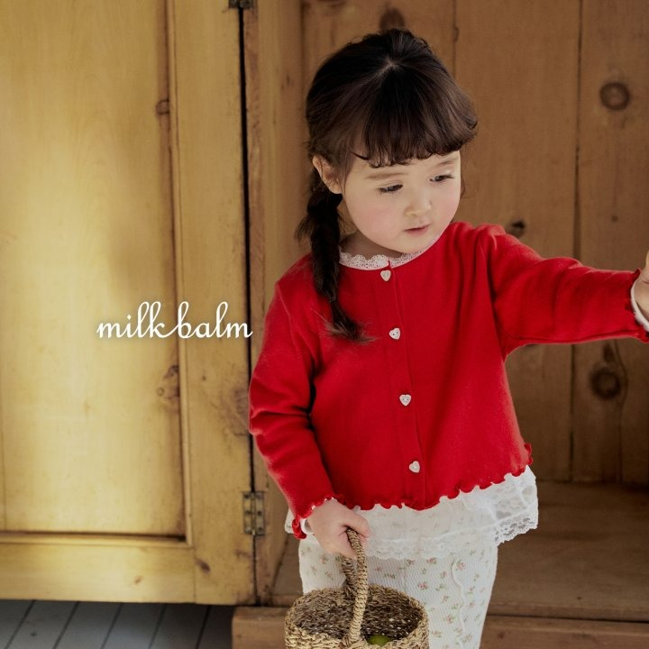 Milkbalm 套裝 開襟衫&上衣 밀크밤 아일렛가디건나시셋트-細節圖4