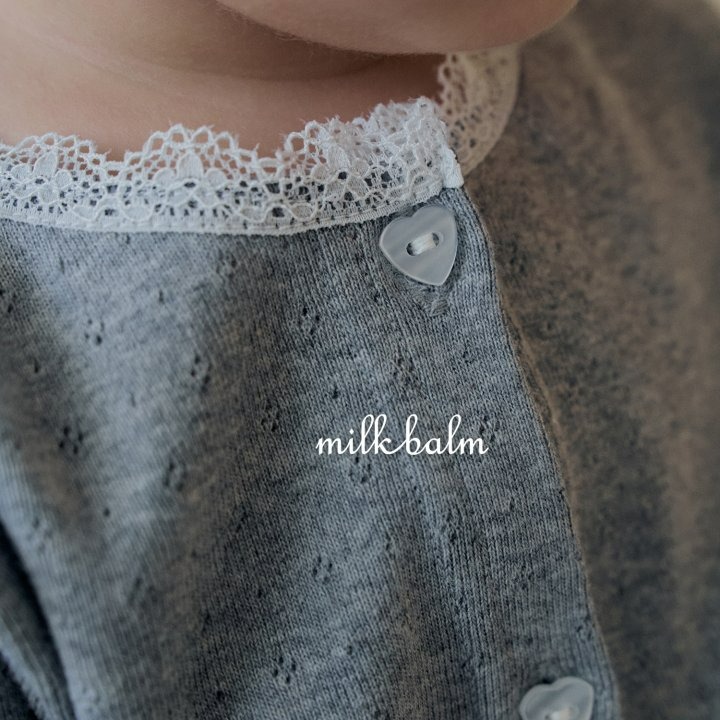 Milkbalm 套裝 開襟衫&上衣 밀크밤 아일렛가디건나시셋트-細節圖9