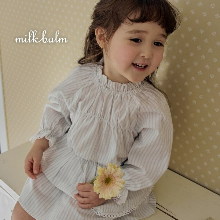 Milkbalm 上衣 밀크밤 엠마블라우스-細節圖3