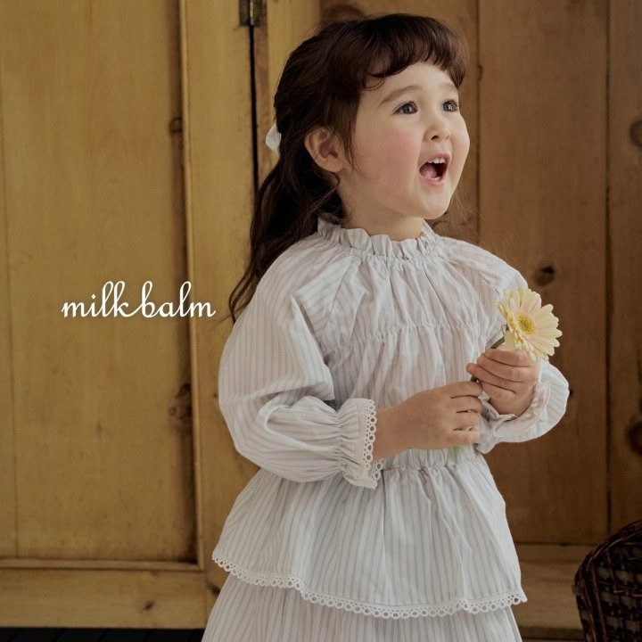 Milkbalm 上衣 밀크밤 엠마블라우스-細節圖4