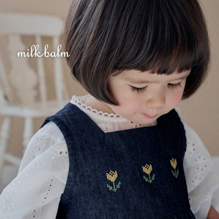 Milkbalm 包屁衣 밀크밤 튤립청슈트-細節圖4