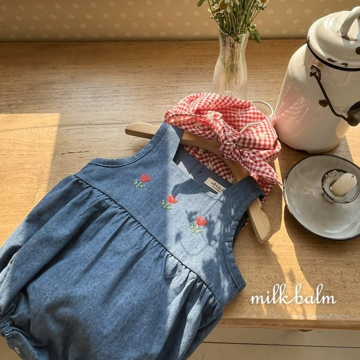 Milkbalm 包屁衣 밀크밤 튤립청슈트-細節圖10