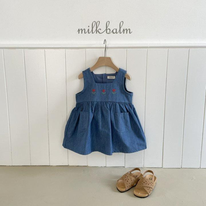 Milkbalm 洋裝 밀크밤 튤립청원피스-細節圖8