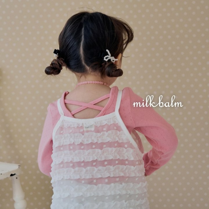 Milkbalm 洋裝 밀크밤 프릴나시원피스-細節圖6