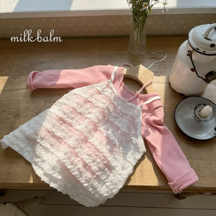 Milkbalm 洋裝 밀크밤 프릴나시원피스-細節圖11