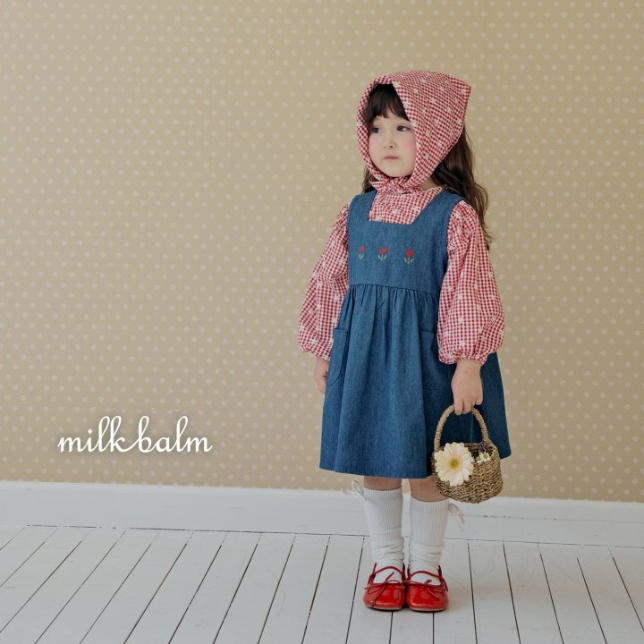 Milkbalm 上衣 밀크밤 피크닉블라우스-細節圖2