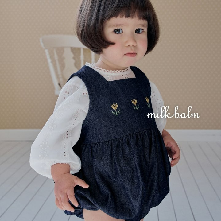 Milkbalm 上衣 밀크밤 피크닉블라우스-細節圖6