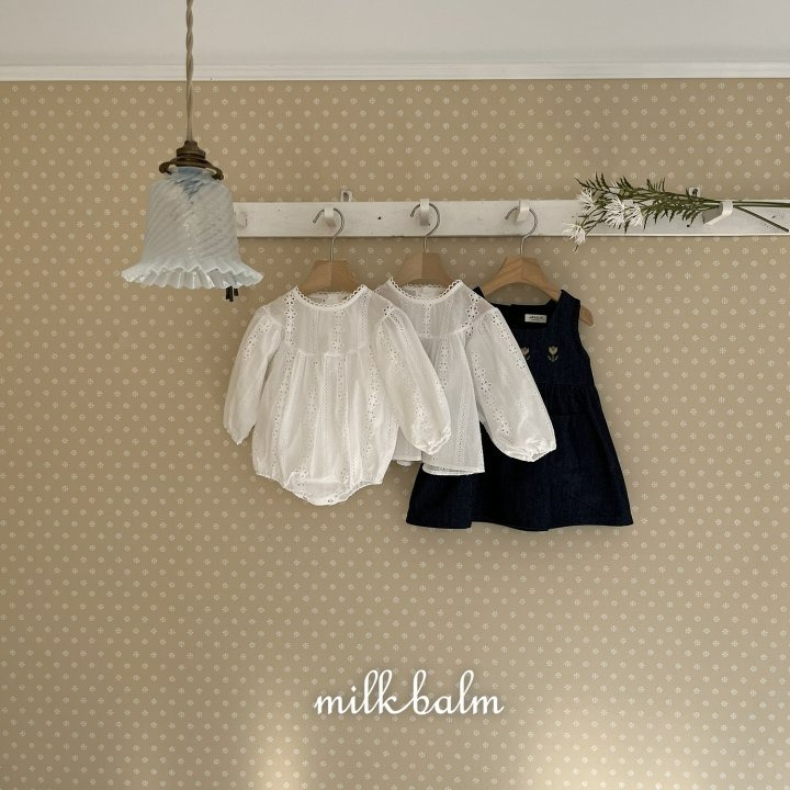 Milkbalm 上衣 밀크밤 피크닉블라우스-細節圖9