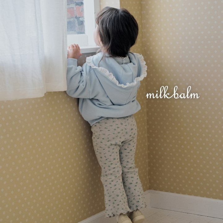 Milkbalm 褲子 밀크밤 핀턱꽃바지-細節圖4