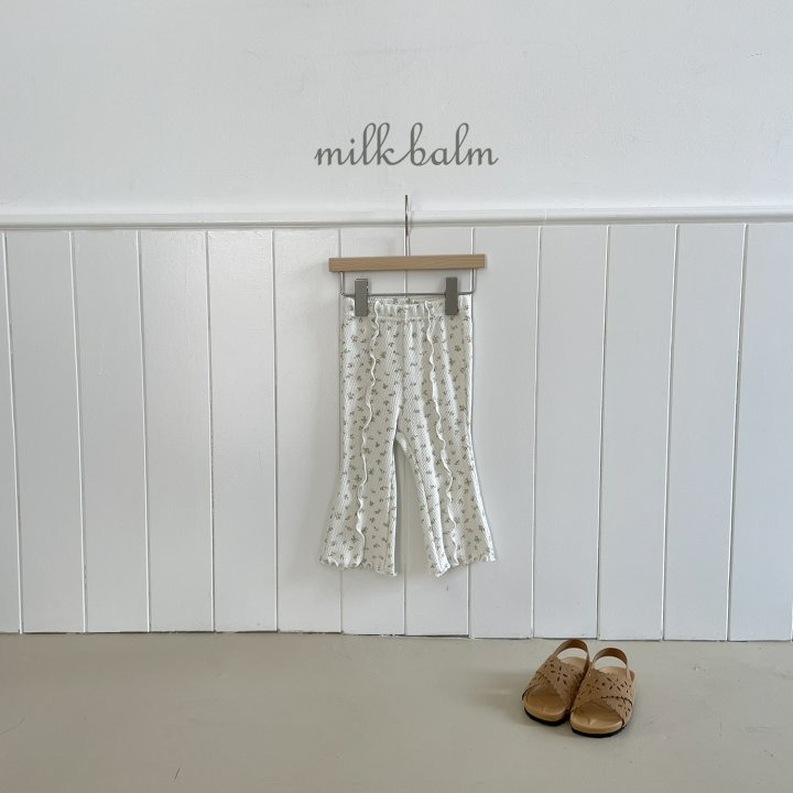 Milkbalm 褲子 밀크밤 핀턱꽃바지-細節圖10